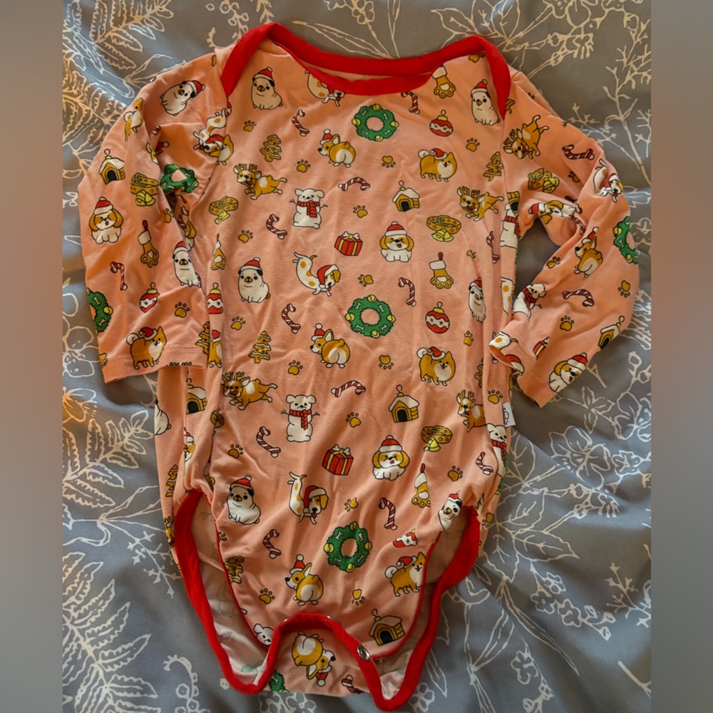 LS Puppy Christmas Onesie
